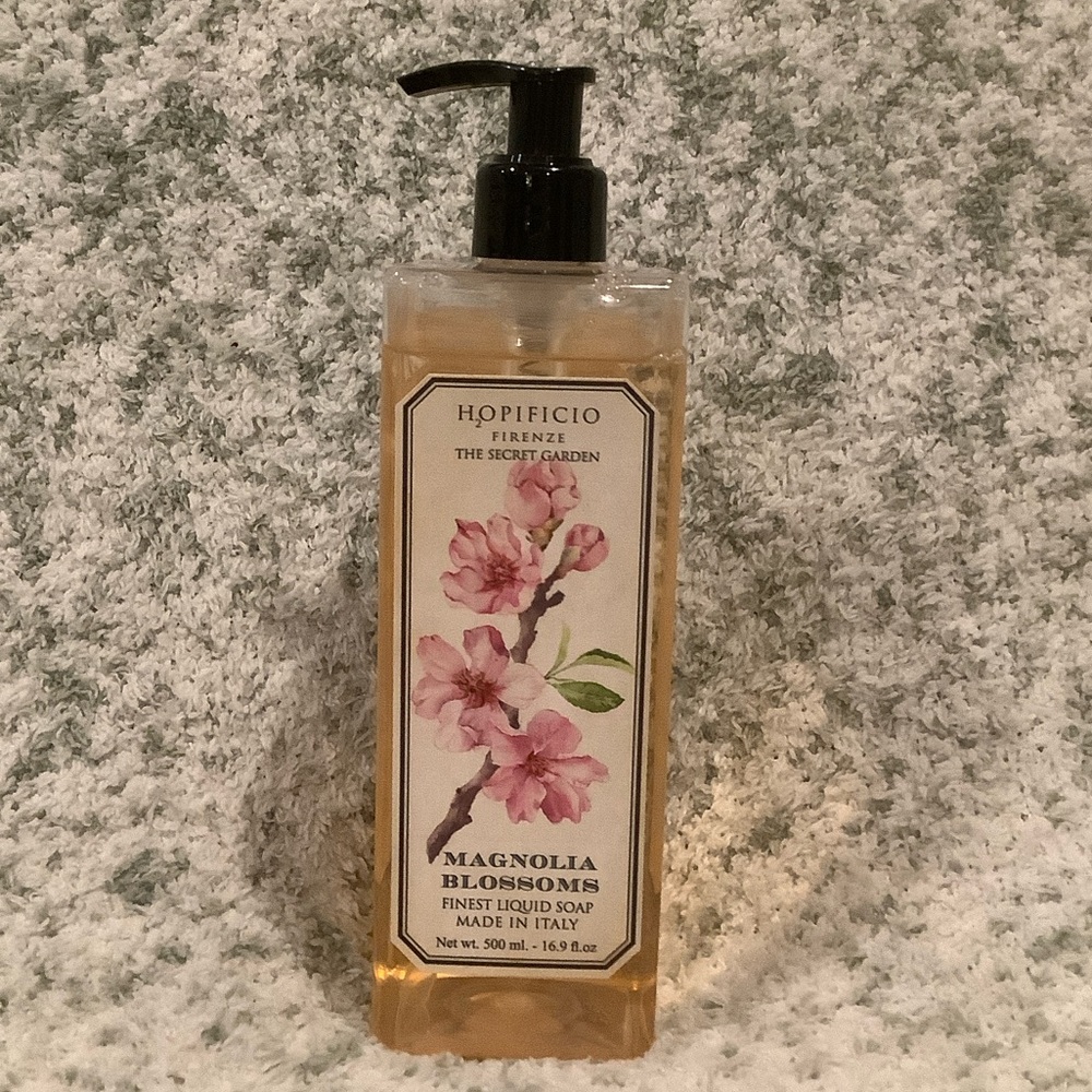 Hopificio Firenze The Secret Garden Scented Magnolia Blossoms Hand Soap NWT - Picture 5 of 16